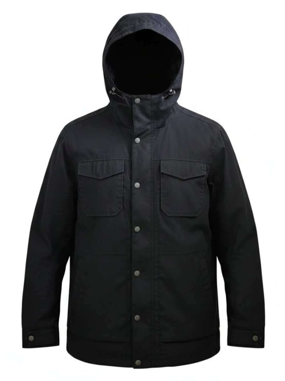 McKINLEY Black Utility Hooded lightweight Jacket size m